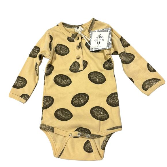 kate quinn Other - Kate Quinn Bodysuit Vintage Football 6-12 Long Sleeve Organic Gender‎ Neutral